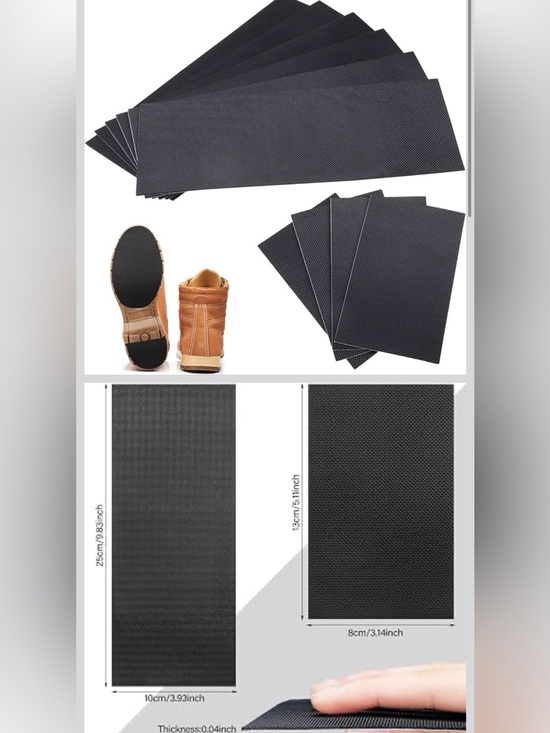 Shoes - New! 10 Pcs Large Shoe Slip Pad Non Slip Shoe Pads Self Adhesive Skid Tread Bott